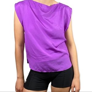 Neon purple tank top